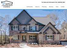 Tablet Screenshot of expohomes.us